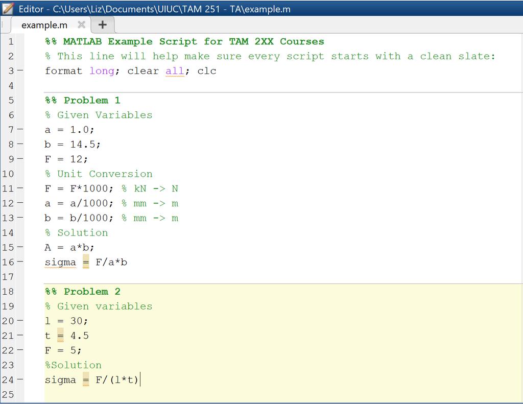 Solving (Linear) Equations We can use MATLAB to solve equations, including systems of equations.
