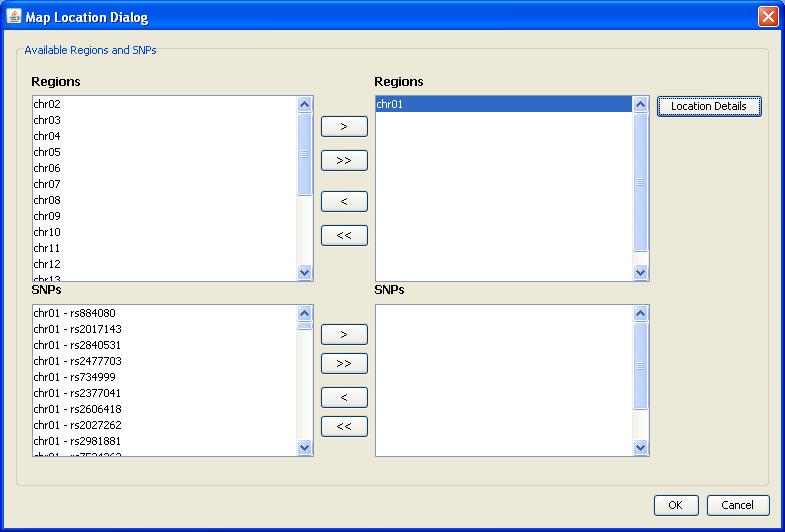 6.4. FILTERING A DATA SET CHAPTER 6. SNPCLIP Figure 6.9: Main Screen for SNPCLIP after applying a filter It is also possible to filter the data set by genome map region.