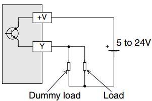 6.3.1 Response Times OFF times increase as the load current decreases. For improved response times use a 'dummy' resistor, see Figure 6.4. If a response time of 0.