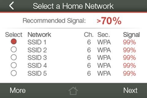 Move your Range Extender closer to the Wi-Fi network that you are trying to extend and tap Rescan to scan again.