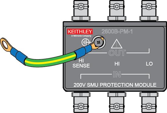The protection module prevents damage due to transient overcurrent conditions.