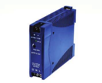 DC Power Supply DPP15 Dimensions and Connection diagram Input Full 2-port isolation Adjustable output voltage 22,5.