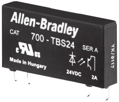 Bulletin -HL Accessories Accessories Pkg. Quantity Socket Input Voltage V AC/DC V AC/DC -TBR -TBR Replacement Relays Order must be for relays or multiples of.