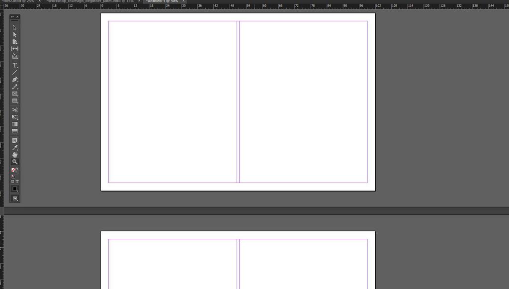 Create columns/edit Margins Since we re creating a trifold, we want three columns on each page.