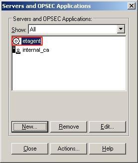 11. Click the Close button. Get Server DN Figure 18 1. Expand the Check Point node on the tree pane.