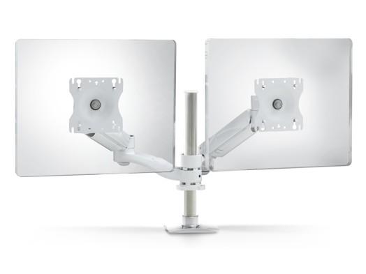 Adjustable Monitor Arm SJ7820BH SJ7820SH SJ7820W H Color Black Silver White SJ7820PH Polished Best in class arm provides 26 of reach with 13 of usable height adjustment.