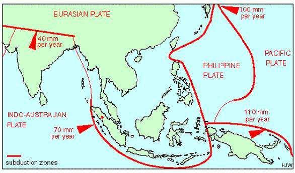Complex Risk and Vulnerability Factors Located at the convergence of several tectonic plates, and susceptible to