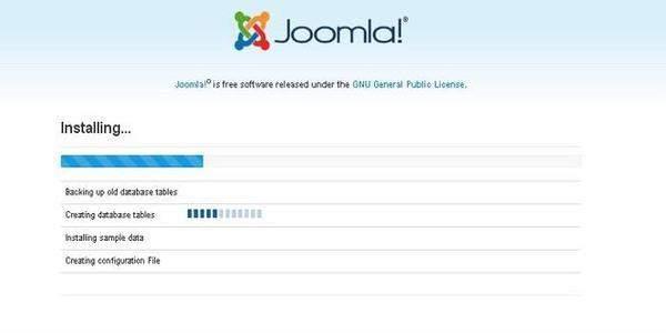 Step (6): After a few minutes, after installation is successful and you will get a screen of the Joomla web installer as shown below.