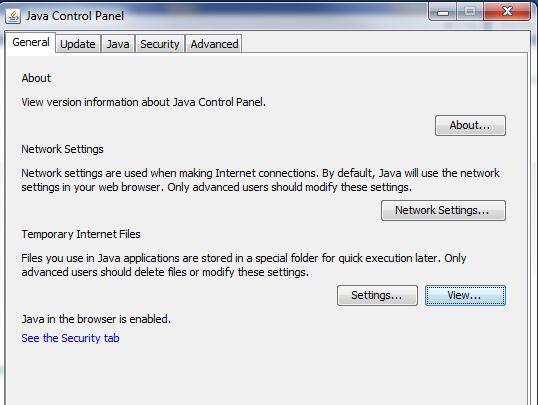 Section 4: Uninstalling NetDespatch Velocity Connector On the Windows PC, go to Control Panel Select Java Java Control Panel Click