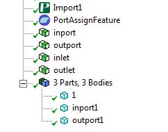 User can select multiple bodies here. After setting all the properties correctly, click on Next button from wizard panel.