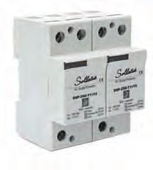 Single Phase Din rail DSP1P-25DM-T1+T2 Mains spike/surge protection 30kA IP20 The Sollatek DSP1P-25DM-T1+T2 is a Type I & II combined surge protection device.