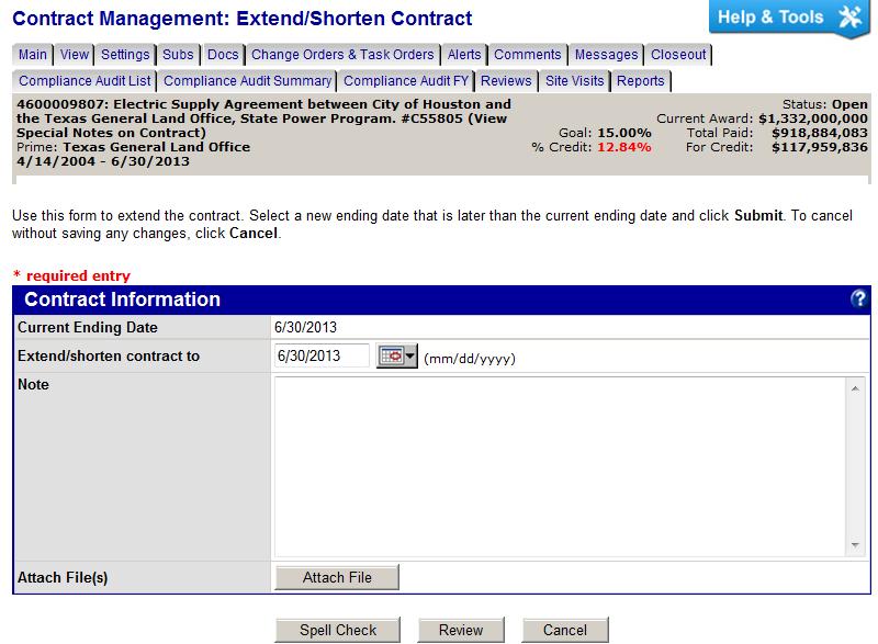 Click Review, and then click Save. Linking contract records You can create a task order from another contract record and link it to a master contract.