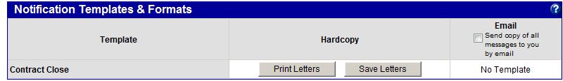 Click Print All Subcontractor Close Out Letters. 4. Click OK to confirm you want to print all letters. 5.