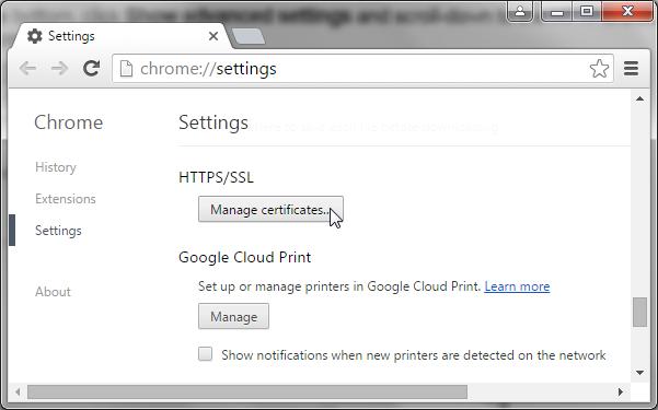 Method 3 Using Google Chrome: 1. Open the Chrome browser. 2. In the top right of the browser window, click the Chrome menu. 3. Click Settings. The Settings tab appears. 4.