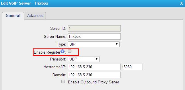 address, the VoIP server template will be configured as SPS mode. Figure 13.