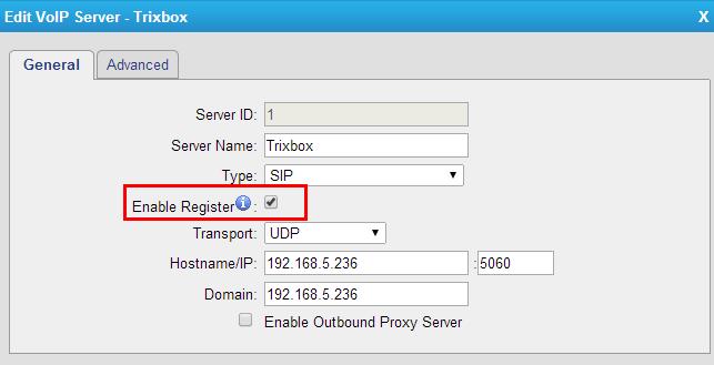 Figure 4. Create Extension 300 on Trixbox Step 2. Configure one VoIP server template on NeoGate TA3200.