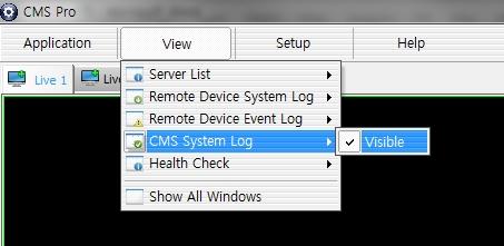 List. If user selects Event Log Off, all event logs will be unchecked on Remote Device