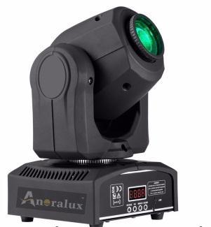 DMX512,Master-slave,Auto run,sound-activated AL-MHBL-001G 35W LED Moving Head Spot Light Power Supply: AC100-240V, 50-60Hz; Power Consumption: 60W LED