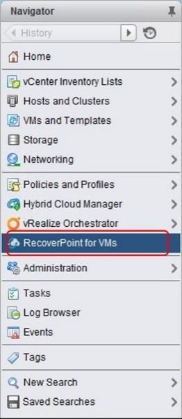 Register ESXi cluster for replication You have finished connecting Site A and Site B vrpa clusters and are ready