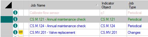 Exercise 13: Create Maintenance Jobs 3. In the IGSS Master, click Home tab > Maintenance button to open the Maintenance form.