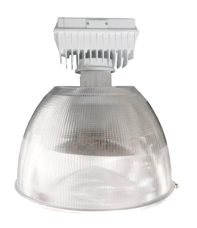 Product Information The Highbay.DM.UP is a durable dome indoor fixture with an added indirect lighting feature.