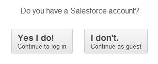 4. You must have a Salesforce account to install itools Configuration Manager. If you do not have a Salesforce account and would still like to try itools, visit Salesforce.