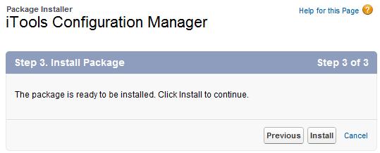 Click Install to begin the installation process. The install process can take several minutes to run.