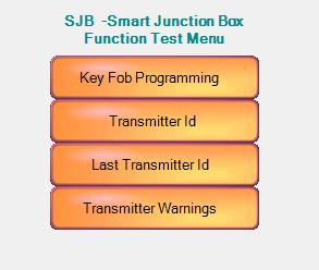 Using the MV1DU 20 SJB Smart Junction Box KEY FOB PROGRAMMING Allows the user to program new and/or additional Remote Key Fobs to the vehicle. TRANSMITTER ID Displays the TPMS transmitter ID.