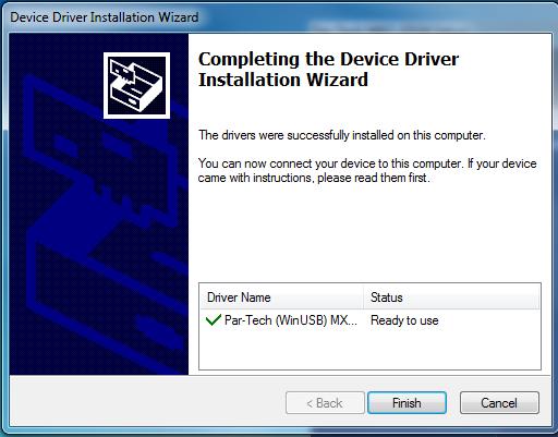 Allow the drivers to install The first part of the installation placed the driver software in the computer, now it will complete the
