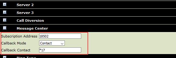 4 in Subscription Address From the drop down menu for Callback Mode, select Contact For