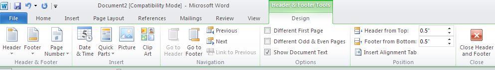 One way you can do this is by using a text box. Text boxes give you the flexibility to position text anywhere on the page, similar to a picture.