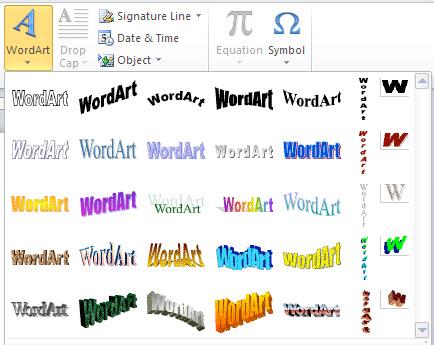 14 WordArt: Another tool to help you style your document is WordArt. Formatting WordArt is similar to formatting a picture or a text box. 1.