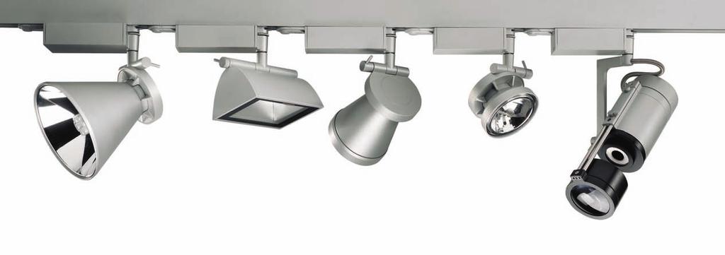 TeQ Collection TeQ Spot Compact spotligt for a broad range of ligt sources from mains voltage troug to metal alide Reflector lamps and capsule lamp options wit intercangeable lenses, offer a broad