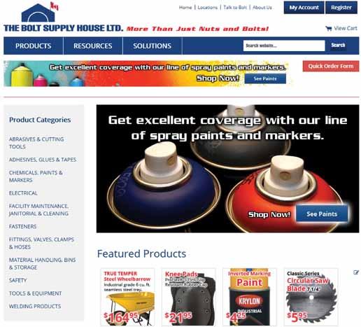New Home Page With our simplified home page, it s easier than ever to navigate the site and find the products and services you need.