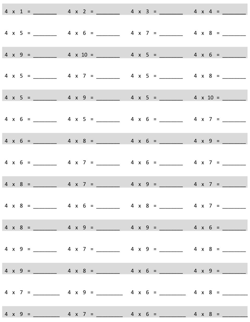 Lesson 4 Pattern Sheet 3 7