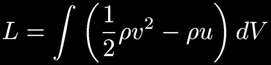 Lagrangian Formulation Can now express other