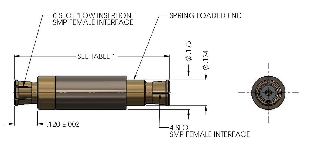 SMP Bullet Adapters DELTA ELECTRONICS MANUFACTURING CORP.
