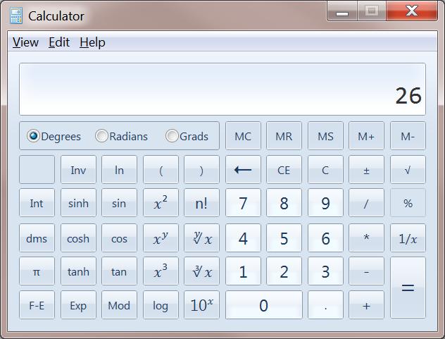 Standard Calculator Left to Right 2 * 3 + 4 * 5 2*3=6 6+4=10 10*5=50 Order of Operation Scientific Calculator Multiply & Divide before Add &