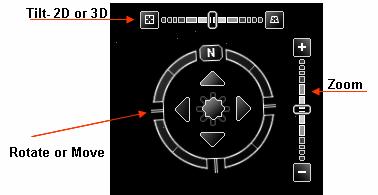 Step 2: Review the navigation controls. Navigation controls are located in the upper right quadrant and control the image magnification and position.