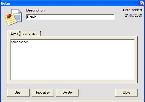 The document Description and Details can be amended. You can delete the document by selecting Delete. It will confirm that you want to delete the document.