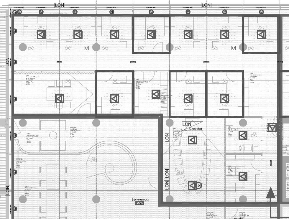 EY-modulo 5 ecos Flexible floor plan novapro Open: During operation of the building: M S S M M M M configure rooms with a mouse click Rooms are symbolized with