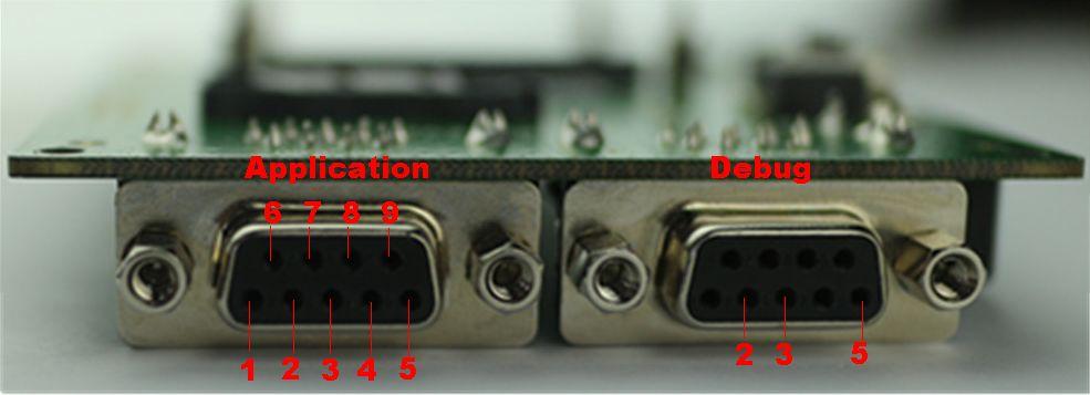 Application Interface: Pin Signal I/O Description 1 DCD O Data