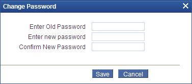 2.10.3.3 Changing Password Oracle FLEXCUBE allows you to change the user password at will. On Application Browser window, select Preferences tab. Under User Action, click the link Change Password.