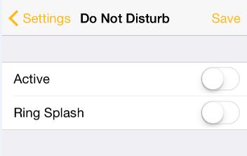 Do Not Disturb To amend tap 'Do not disturb' from the settings menu and select whether you'd like to enable/disable.