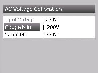 Gauge Min This is the minimum scale for Gauge View Gauge Max This is the maximum scale for Gauge View AC Current