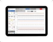 SYSTEM Mobile Client Tablet Mobile Client communicates with WiFi communication. The patient data are available any where within the corporate network coverage.