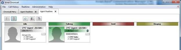 Idle. Make an incoming ACD call from the PSTN.
