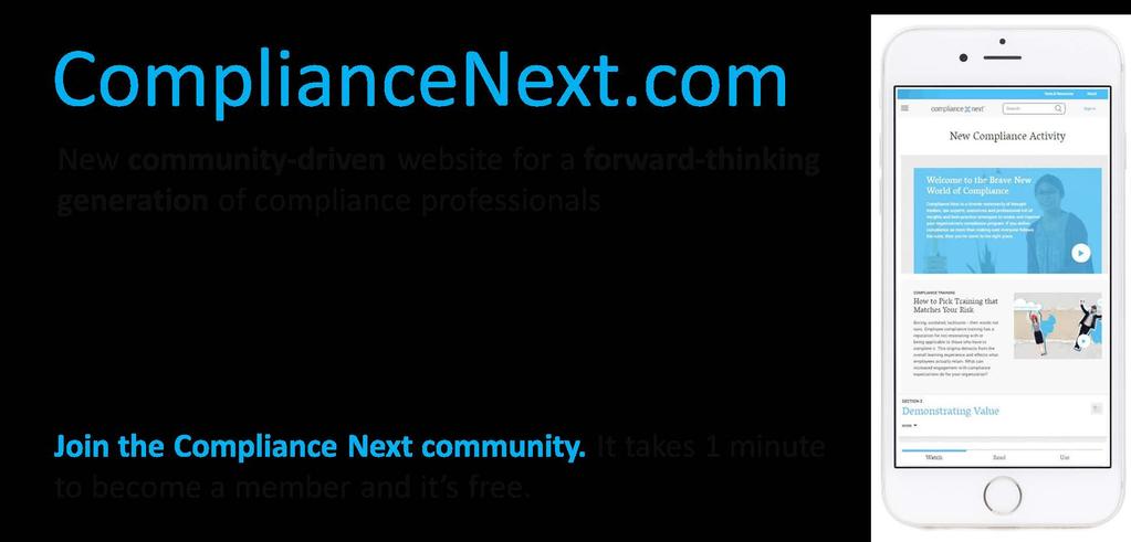Join Compliance Next!