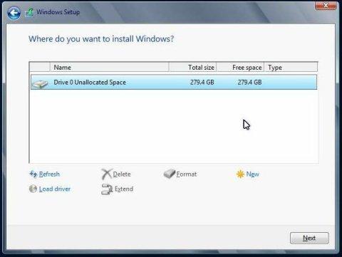 Install Windows Server 2012 R2 (Manually) To select the Windows default partition settings, click Next. Go to Step 8.