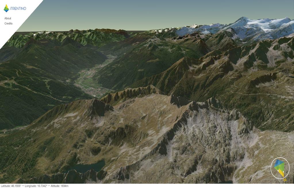 itrentino A 3D Web visualization system to